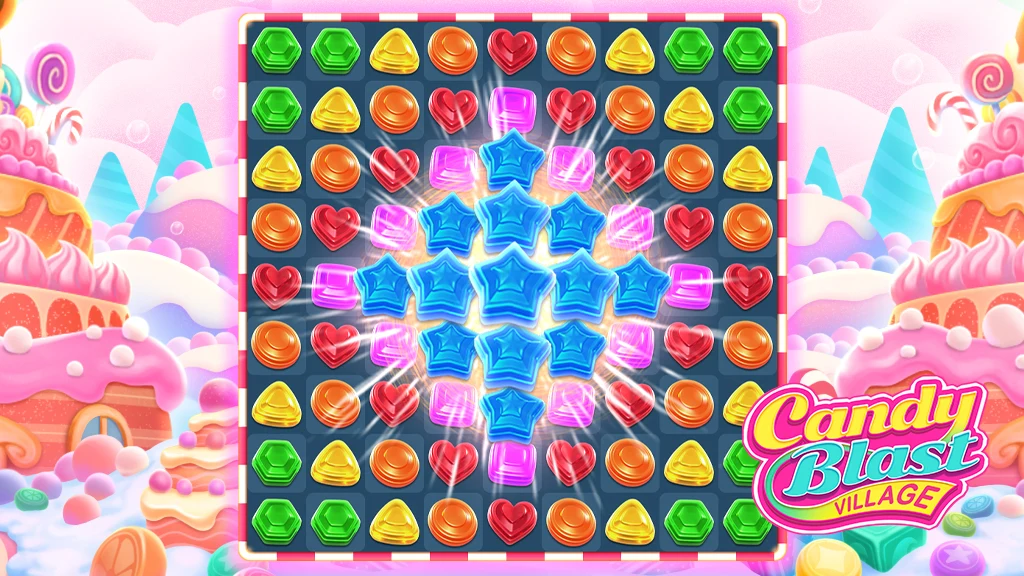 Candy Blast Village: Match 3 screenshot